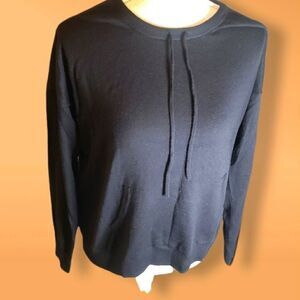 Cropped Lightweight Sweatshirt Style Sweater